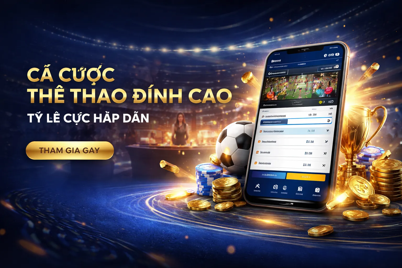 Sảnh Thể Thao tylekeo88 tv - Cá cược bóng đá trực tuyến hấp dẫn